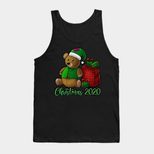 Holiday Stuffed Bear Christmas 2020 Tank Top